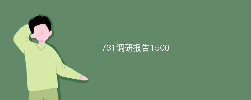 731调研报告1500